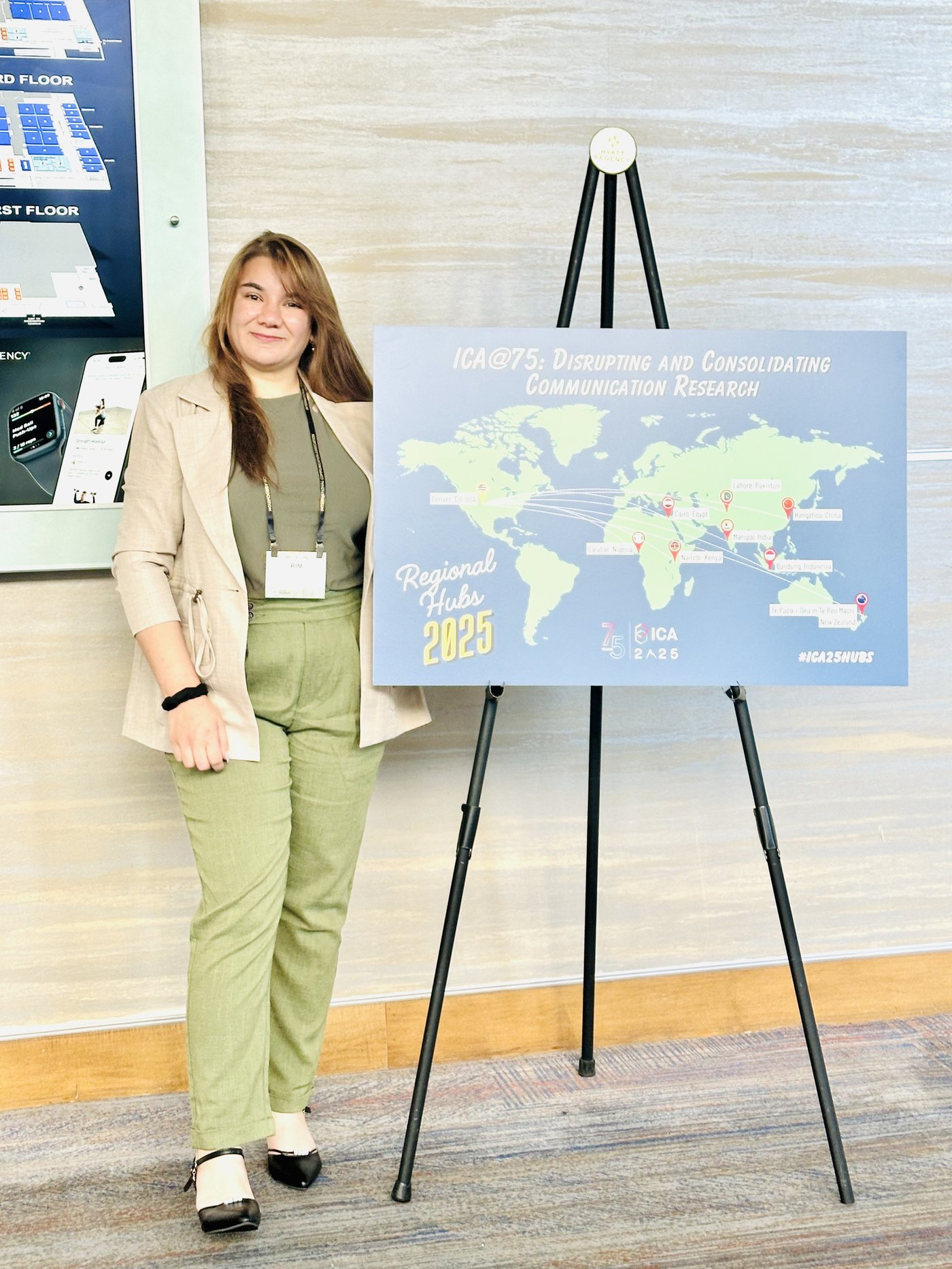 Rim H. Chaif at the ICA conference